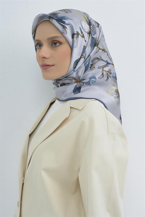 Armine  Saf İpek Twill Eşarp 9524D 01