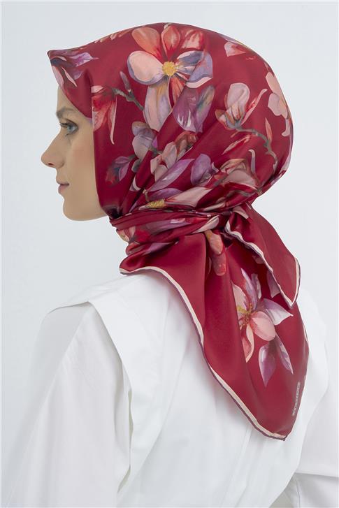 Armine  Saf İpek Twill Eşarp 9524D 34