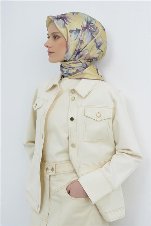 Armine  Saf İpek Twill Eşarp 9524D 50