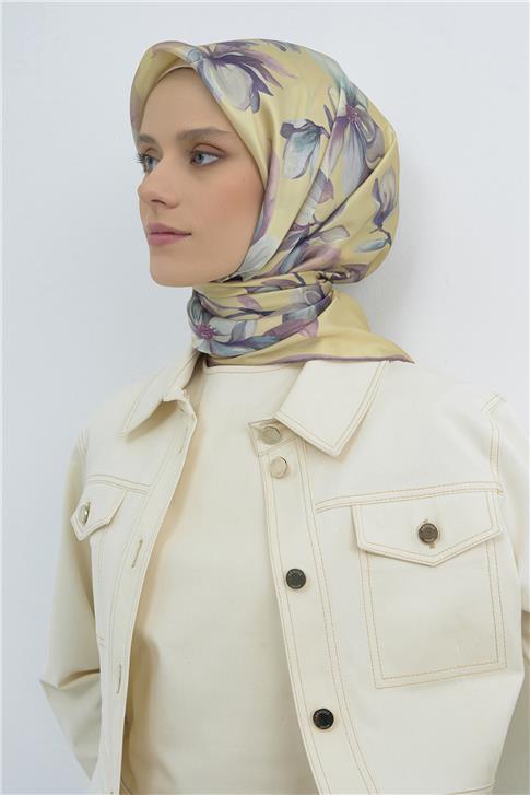 Armine  Saf İpek Twill Eşarp 9524D 50