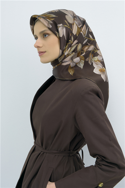Armine  Saf İpek Twill Eşarp 9524D 55