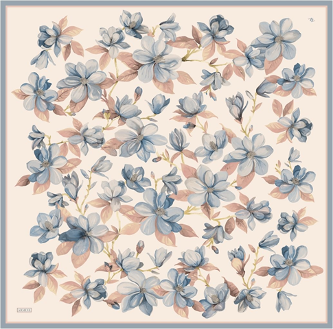 Armine  Saf İpek Twill Eşarp 9524D 81