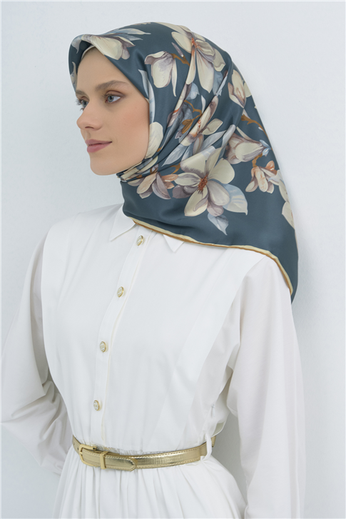 Armine  Saf İpek Twill Eşarp 9524D 83