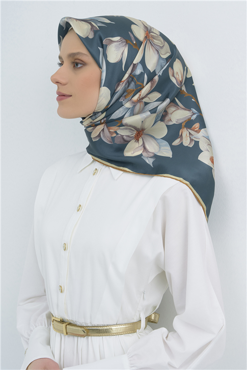 Armine  Saf İpek Twill Eşarp 9524D 83