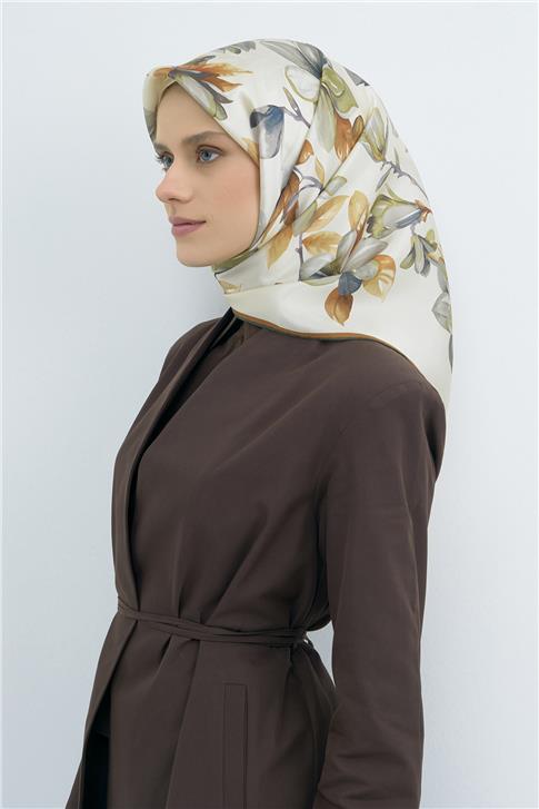 Armine  Saf İpek Twill Eşarp 9524D 84