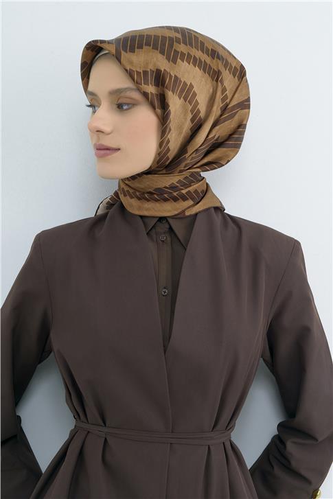 Armine  Saf İpek Twill Eşarp 9525D 80