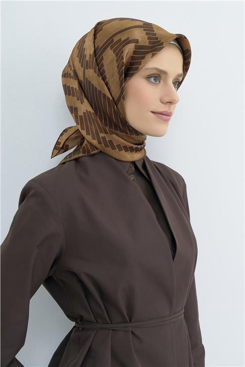 Armine  Saf İpek Twill Eşarp 9525D 80