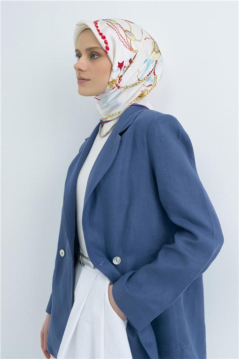 Armine  Saf İpek Twill Eşarp 9527D 01