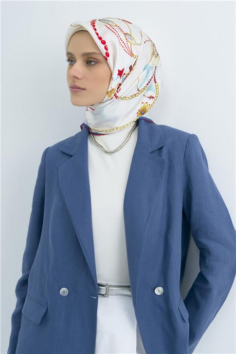 Armine  Saf İpek Twill Eşarp 9527D 01