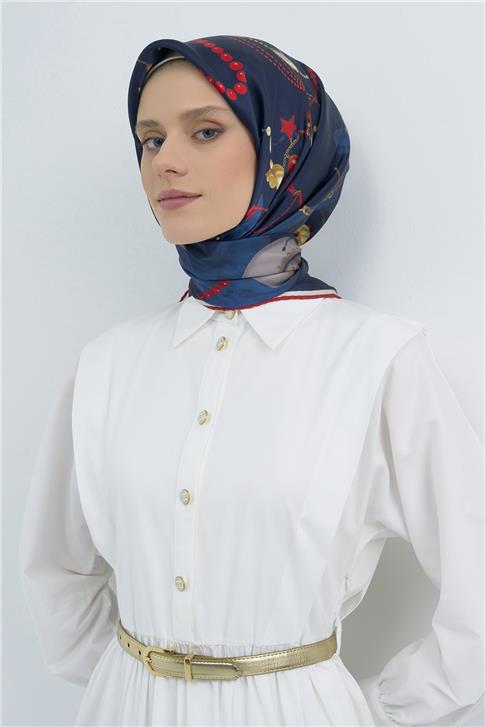 Armine  Saf İpek Twill Eşarp 9527D 02