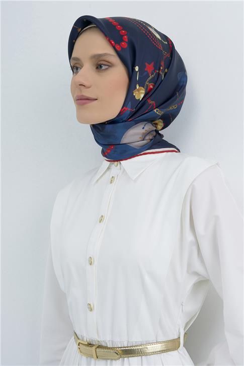 Armine  Saf İpek Twill Eşarp 9527D 02