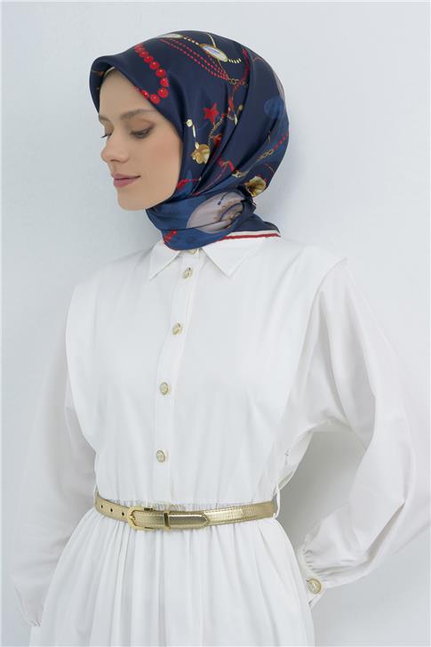 Armine  Saf İpek Twill Eşarp 9527D 02