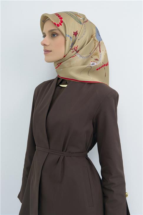 Armine  Saf İpek Twill Eşarp 9527D 83