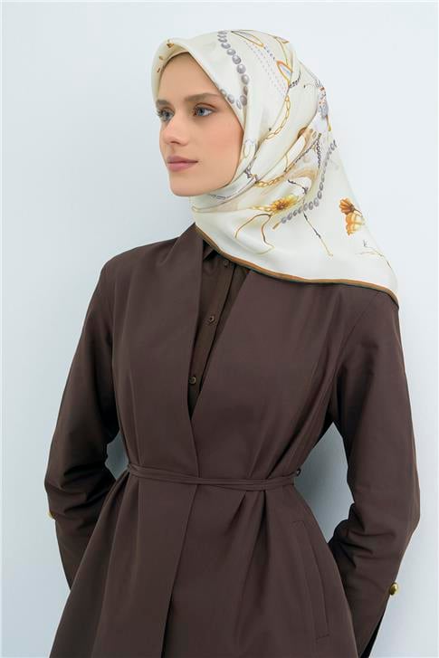 Armine  Saf İpek Twill Eşarp 9527D 84