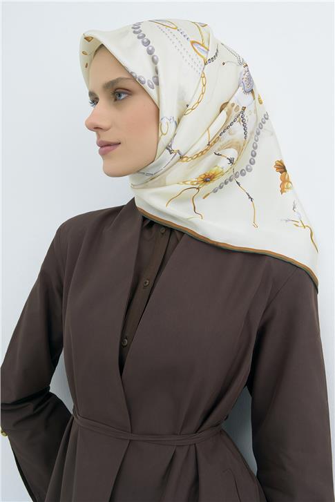 Armine  Saf İpek Twill Eşarp 9527D 84