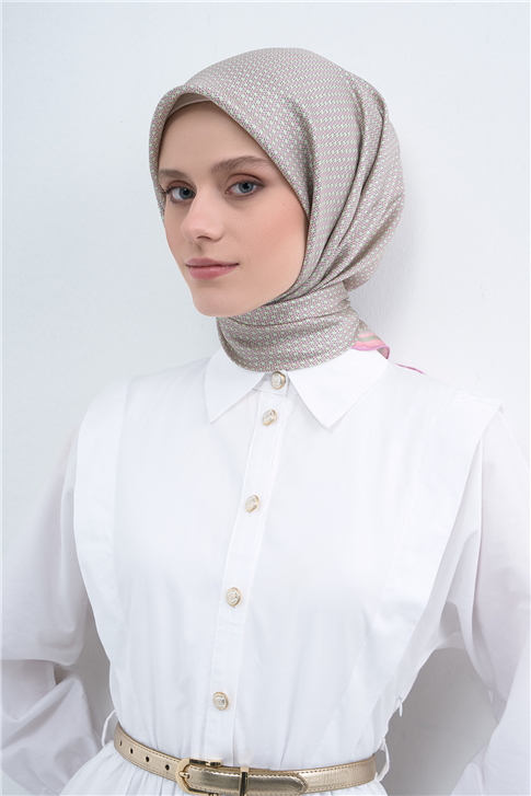 Armine  Saf İpek Twill Eşarp 9528D 09