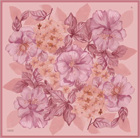 Armine  Saf İpek Sura Eşarp 9529D 55