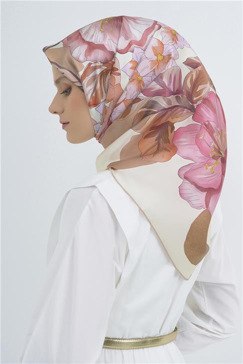 Armine  Saf İpek Twill Eşarp 9529D 31