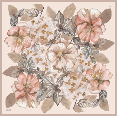 Armine  Saf İpek Twill Eşarp 9529D 33