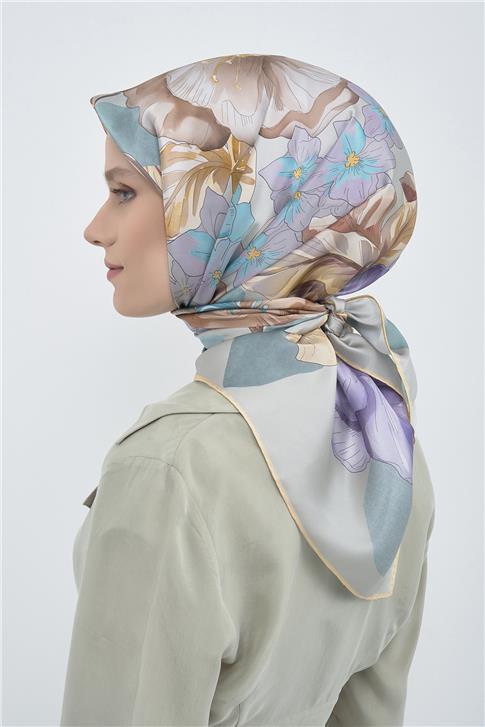 Armine  Saf İpek Twill Eşarp 9529D 81