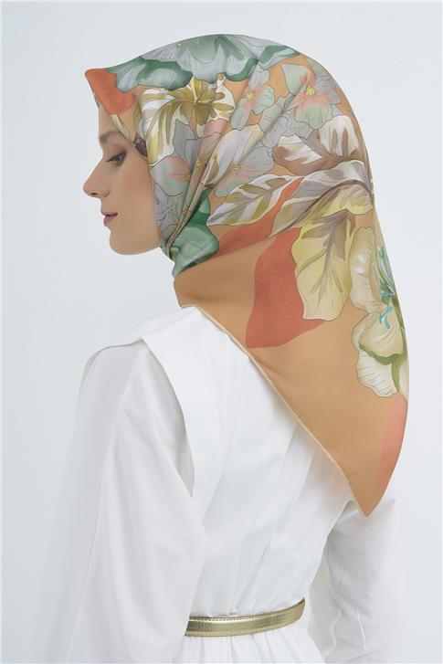 Armine  Saf İpek Twill Eşarp 9529D 85
