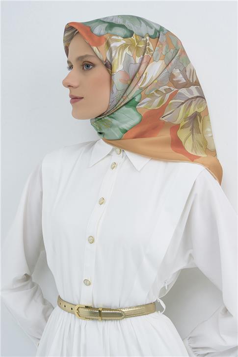 Armine  Saf İpek Twill Eşarp 9529D 85