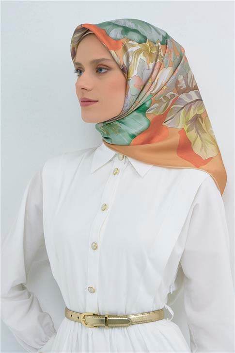 Armine  Saf İpek Twill Eşarp 9529D 85