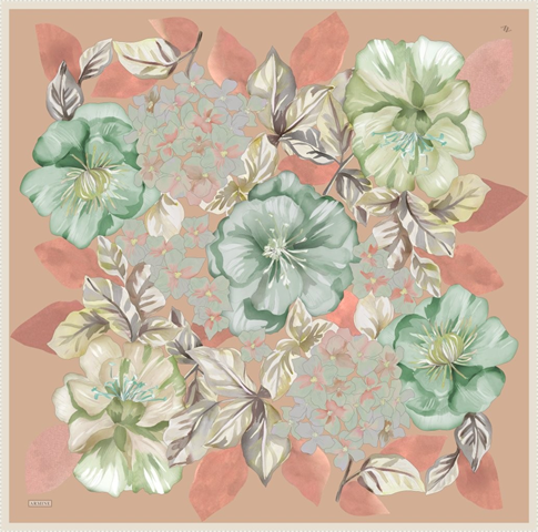 Armine  Saf İpek Twill Eşarp 9529D 85