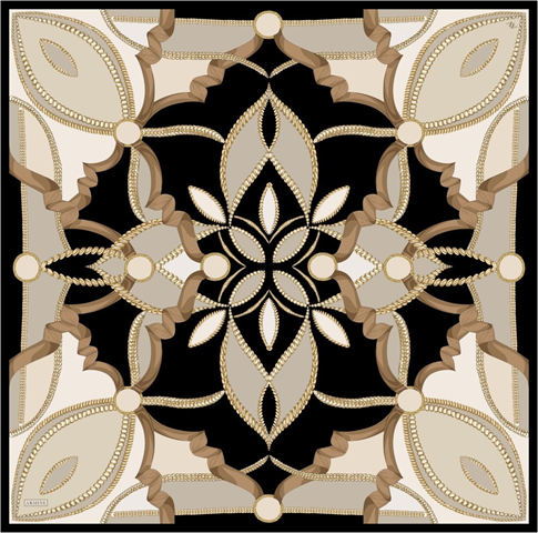 Armine  Saf İpek Twill Eşarp 9531D 01