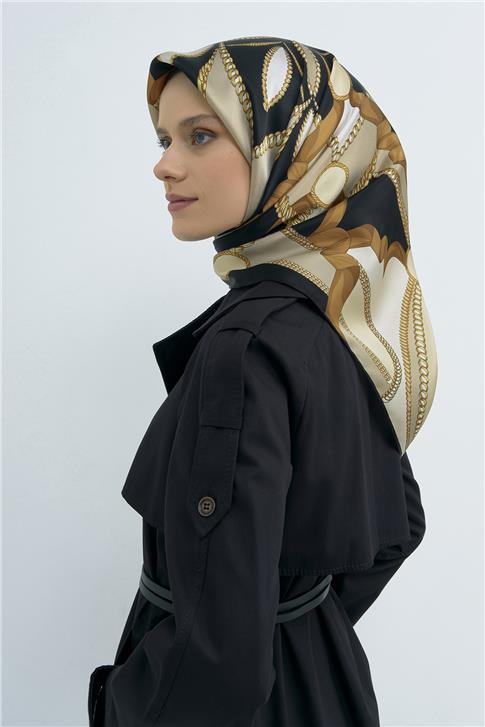 Armine  Saf İpek Twill Eşarp 9531D 01