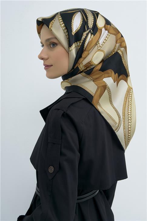 Armine  Saf İpek Twill Eşarp 9531D 01