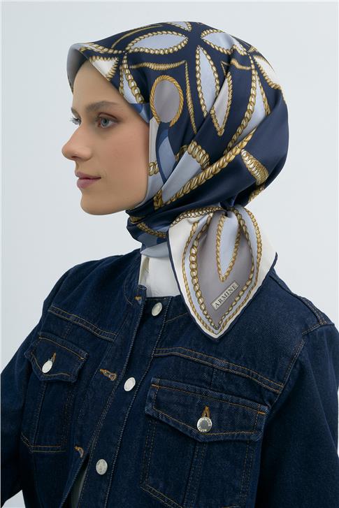 Armine  Saf İpek Twill Eşarp 9531D 02