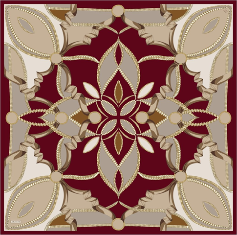 Armine  Saf İpek Twill Eşarp 9531D 03