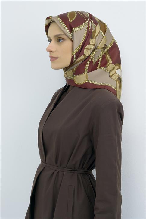 Armine  Saf İpek Twill Eşarp 9531D 03