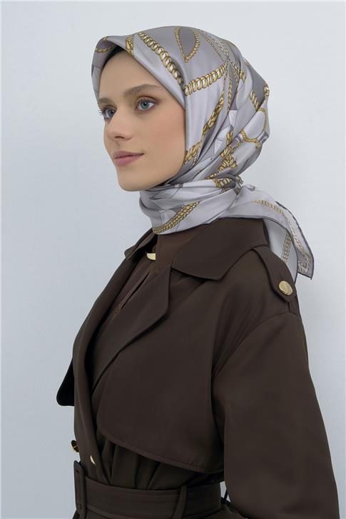 Armine  Saf İpek Twill Eşarp 9531D 87