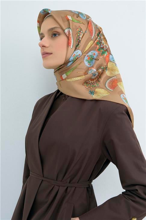 Armine  Saf İpek Twill Eşarp 9532D 04