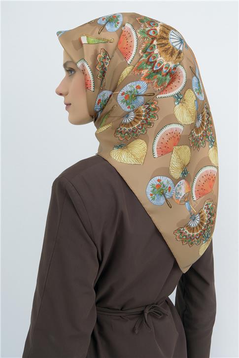 Armine  Saf İpek Twill Eşarp 9532D 04