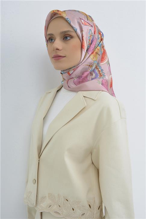 Armine  Saf İpek Twill Eşarp 9532D 05