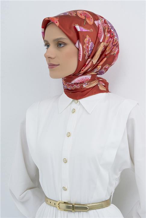 Armine  Saf İpek Twill Eşarp 9532D 35