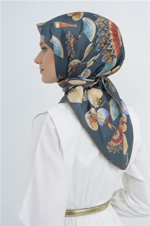Armine  Saf İpek Twill Eşarp 9532D 80