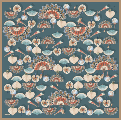 Armine  Saf İpek Twill Eşarp 9532D 80