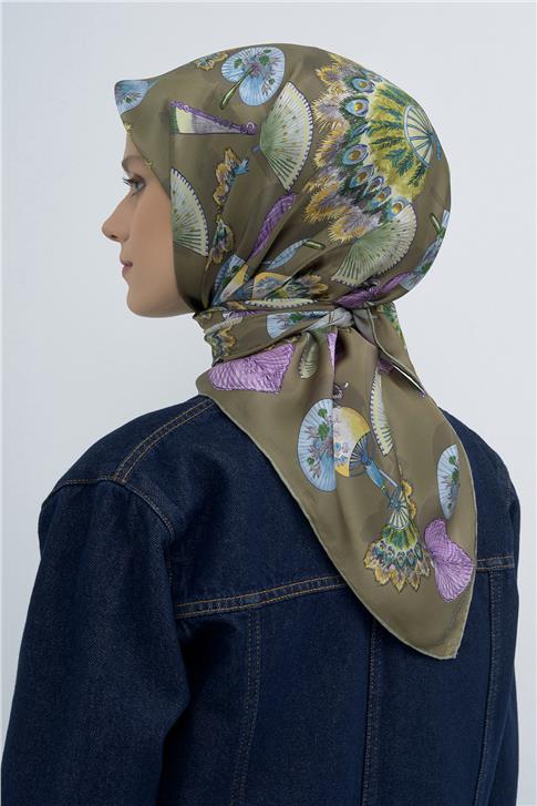 Armine  Saf İpek Twill Eşarp 9532D 82