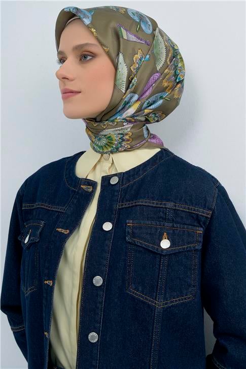 Armine  Saf İpek Twill Eşarp 9532D 82