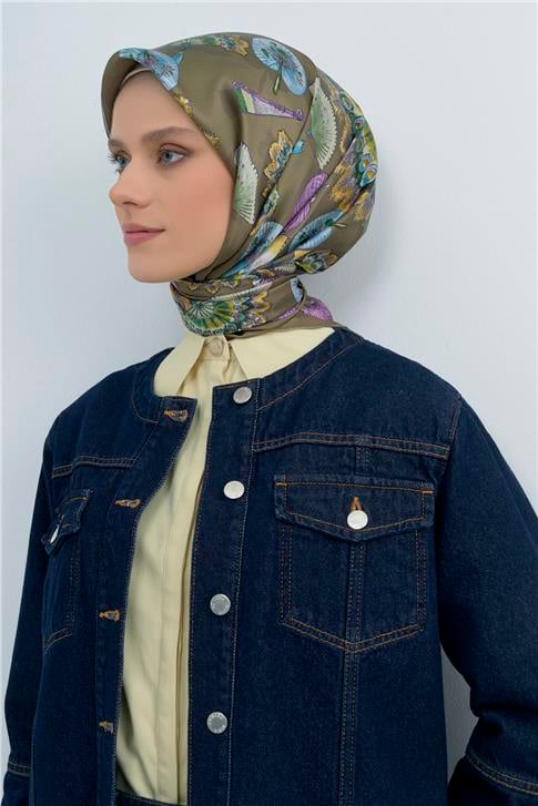 Armine  Saf İpek Twill Eşarp 9532D 82
