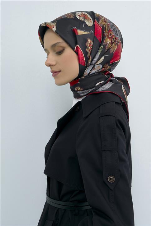 Armine  Saf İpek Twill Eşarp 9532D 84
