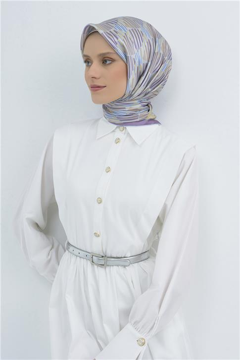 Armine  Saf İpek Twill Eşarp 9533D 02