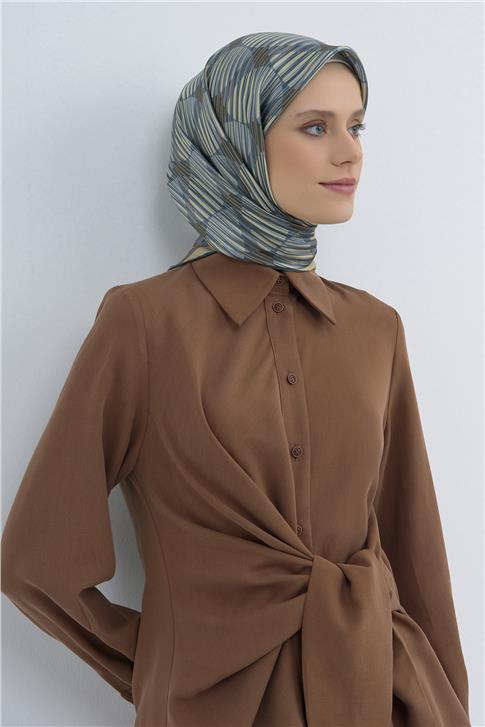 Armine  Saf İpek Twill Eşarp 9533D 84