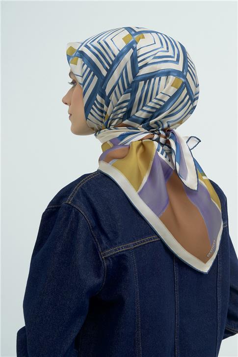 Armine  Saf İpek Twill Eşarp 9534D 01
