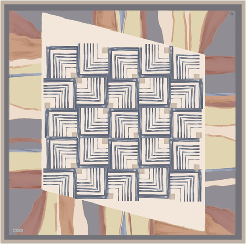 Armine  Saf İpek Twill Eşarp 9534D 04