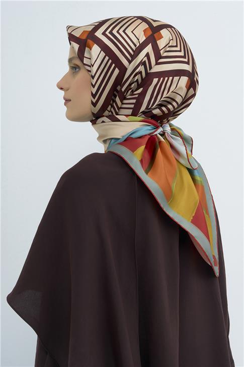 Armine  Saf İpek Twill Eşarp 9534D 52